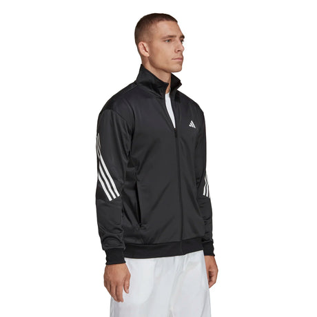 adidas Men's 3-Stripes Knit Tennis Jacket Tennis & Racquet Apparel All