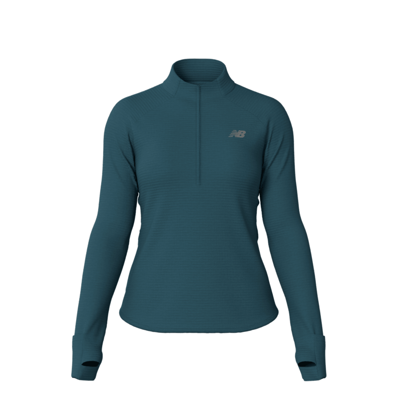 New Balance Women's Athletics Heat Grid Half Zip Womens Apparel Sweatshirts & Fleece
