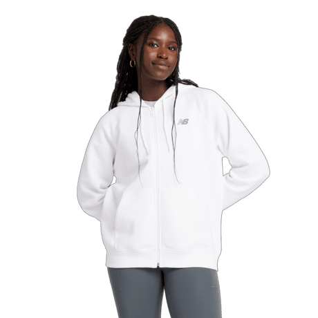 New Balance Women's Sport Fleece Logo Full Zip Womens Apparel Sweatshirts & Fleece