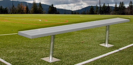 Gared Spectator Surface Mount Bench without Back Sports Field Equipment All
