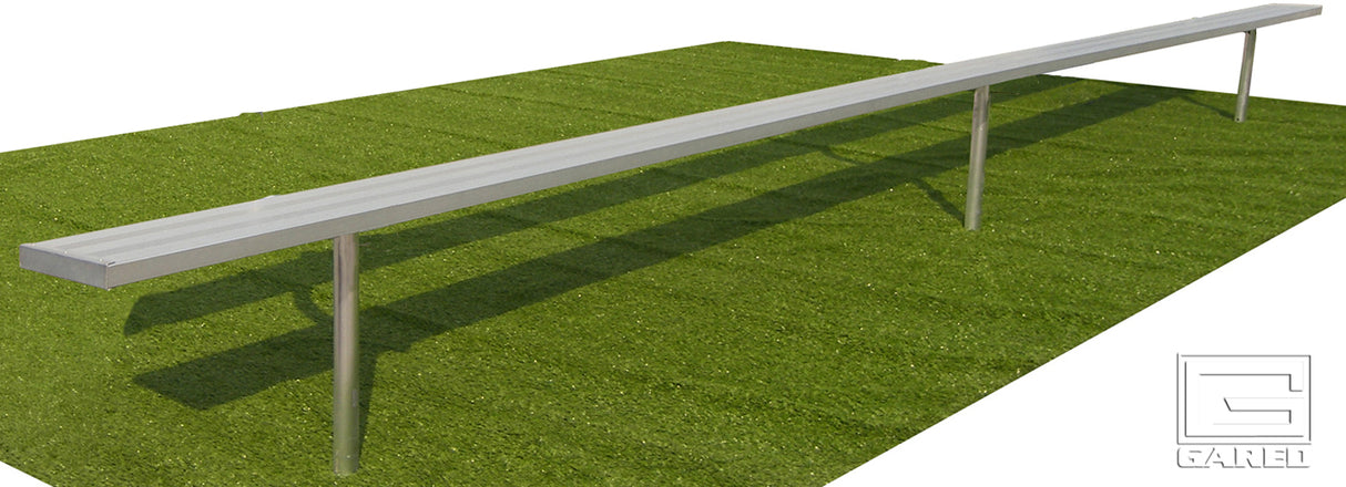 Gared Spectator Bench Without Back Sports Field Equipment All