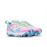 New Balance Youth Girls Romero Duo Rubber Molded Softball Cleat - SJROMMC2 Softball Footwear All