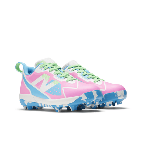 New Balance Youth Girls Romero Duo Rubber Molded Softball Cleat - SJROMMC2 Softball Footwear All