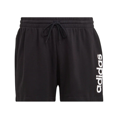 adidas Women's Essentials Linear French Terry Shorts Plus Size Womens Apparel Shorts
