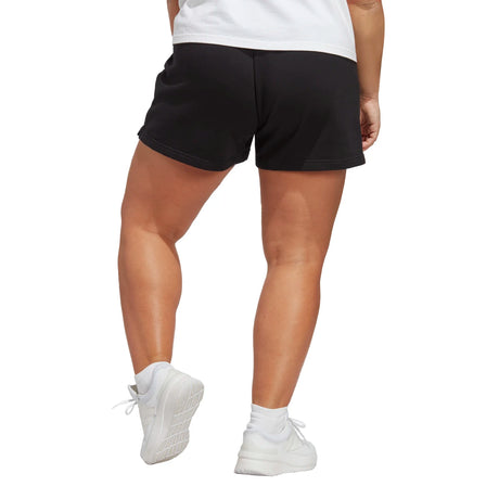 adidas Women's Essentials Linear French Terry Shorts Plus Size Womens Apparel Shorts
