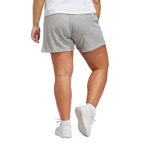 adidas Women's Essentials Linear French Terry Shorts Plus Size Womens Apparel Shorts