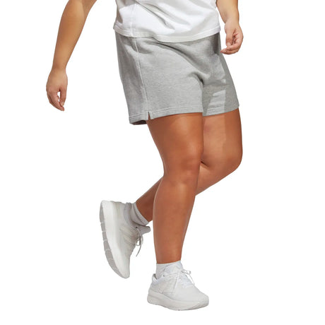 adidas Women's Essentials Linear French Terry Shorts Plus Size Womens Apparel Shorts