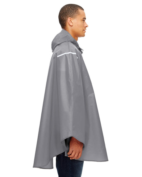 Team 365 Adult Zone Protect Packable Poncho Mens Apparel Jackets & Vests