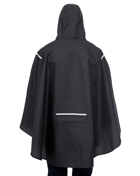 Team 365 Adult Zone Protect Packable Poncho Mens Apparel Jackets & Vests