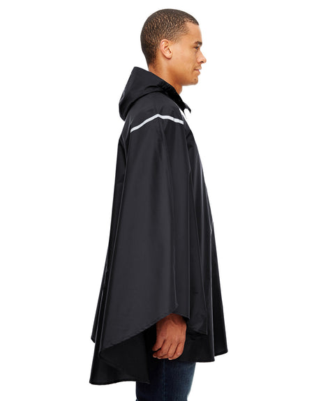 Team 365 Adult Zone Protect Packable Poncho Mens Apparel Jackets & Vests