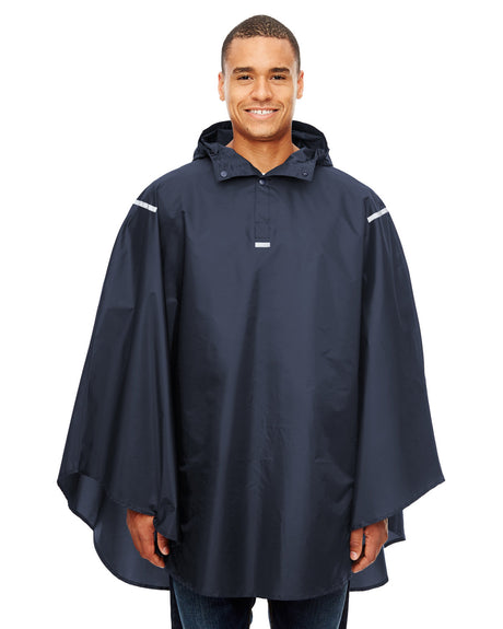 Team 365 Adult Zone Protect Packable Poncho Mens Apparel Jackets & Vests