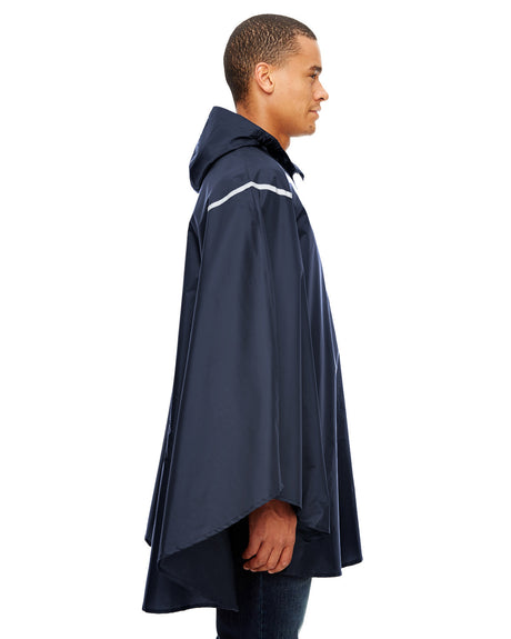 Team 365 Adult Zone Protect Packable Poncho Mens Apparel Jackets & Vests