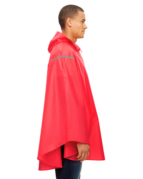 Team 365 Adult Zone Protect Packable Poncho Mens Apparel Jackets & Vests