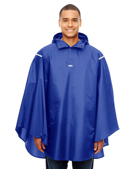 Team 365 Adult Zone Protect Packable Poncho Mens Apparel Jackets & Vests