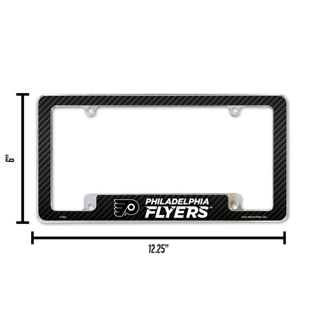 NHL Philadelphia Flyers All Over Chrome Frame Fan Gear NHL Philadelphia Flyers