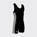 adidas Youth 3 Stripes Wrestling Singlet-1