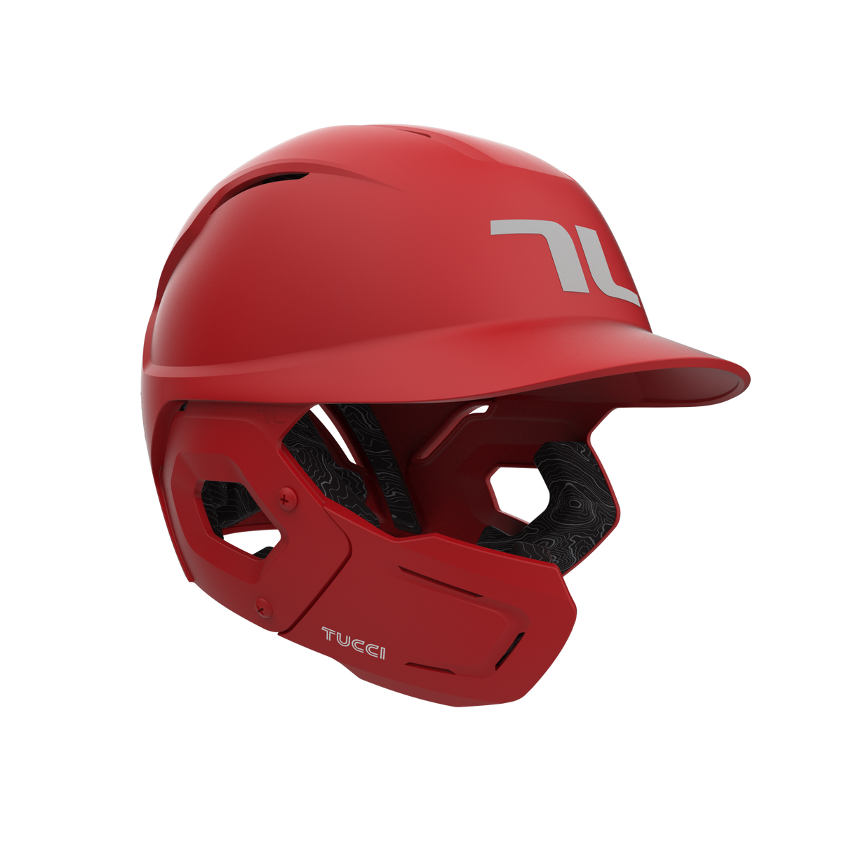 Tucci Potenza Baseball Batting Helmet With Jaw Guard-67