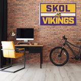 Rico Industries NFL  Minnesota Vikings Bold 3' x 5' Banner Flag-1