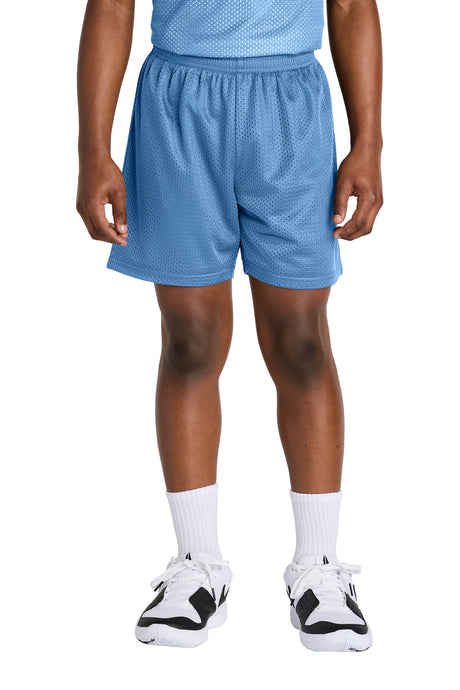 Sport-Tek Youth PosiCharge Mesh 5" Short Youth Apparel Activewear