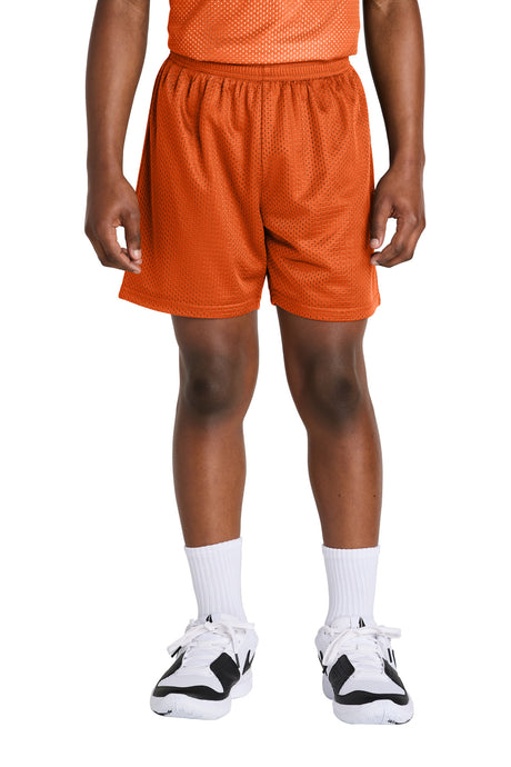 Sport-Tek Youth PosiCharge Mesh 5" Short Youth Apparel Activewear