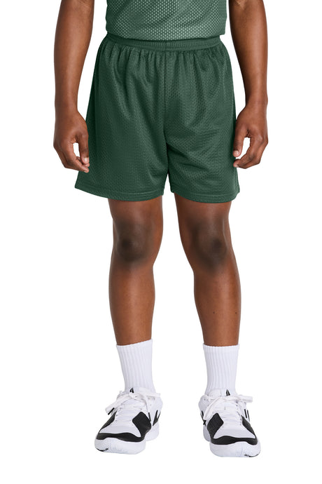 Sport-Tek Youth PosiCharge Mesh 5" Short Youth Apparel Activewear