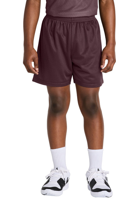 Sport-Tek Youth PosiCharge Mesh 5" Short Youth Apparel Activewear