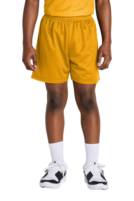 Sport-Tek Youth PosiCharge Mesh 5" Short Youth Apparel Activewear