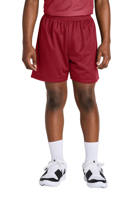 Sport-Tek Youth PosiCharge Mesh 5" Short Youth Apparel Activewear