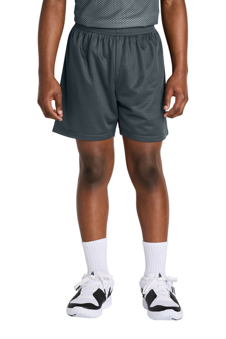 Sport-Tek Youth PosiCharge Mesh 5" Short Youth Apparel Activewear
