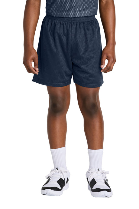 Sport-Tek Youth PosiCharge Mesh 5" Short Youth Apparel Activewear