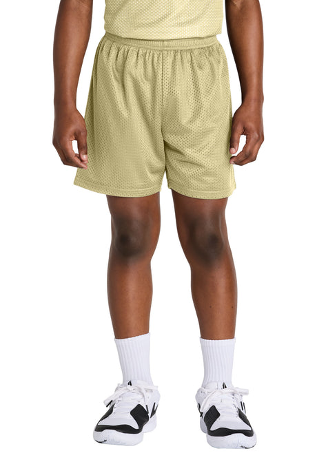Sport-Tek Youth PosiCharge Mesh 5" Short Youth Apparel Activewear