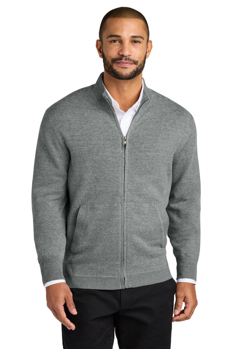 Port Authority Men's Easy Care Full-Zip Sweater Mens Apparel Shirts & Tops
