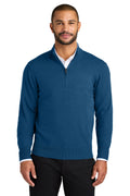 Port Authority Men's Easy Care 1/4-Zip Sweater Mens Apparel Shirts & Tops