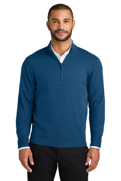 Port Authority Men's Easy Care 1/4-Zip Sweater Mens Apparel Shirts & Tops
