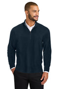 Port Authority Men's Easy Care 1/4-Zip Sweater Mens Apparel Shirts & Tops