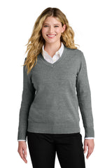 Port Authority Women's Easy Care V-Neck Sweater Womens Apparel Shirts & Tops