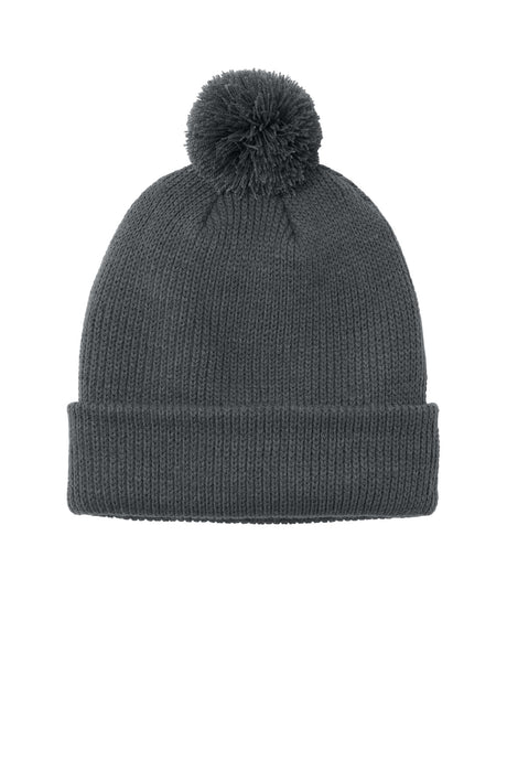 Port Authority Cozy Pom Beanie C978 Mens Apparel Hat & Caps