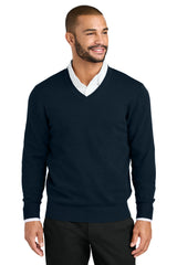 Port Authority Easy Care V-Neck Sweater SW2850 Mens Apparel Shirts & Tops