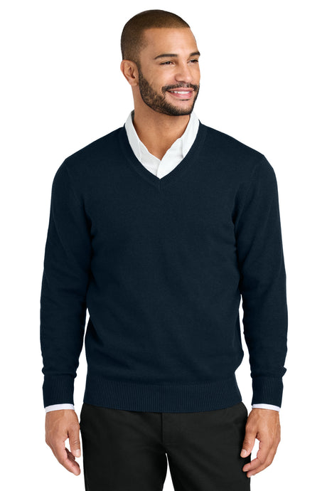 Port Authority Easy Care V-Neck Sweater SW2850 Mens Apparel Shirts & Tops