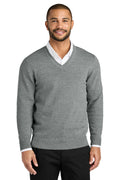 Port Authority Easy Care V-Neck Sweater SW2850 Mens Apparel Shirts & Tops