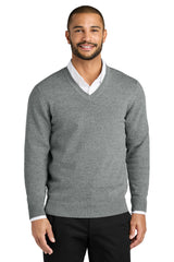 Port Authority Easy Care V-Neck Sweater SW2850 Mens Apparel Shirts & Tops