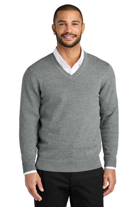 Port Authority Easy Care V-Neck Sweater SW2850 Mens Apparel Shirts & Tops