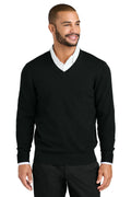 Port Authority Easy Care V-Neck Sweater SW2850 Mens Apparel Shirts & Tops