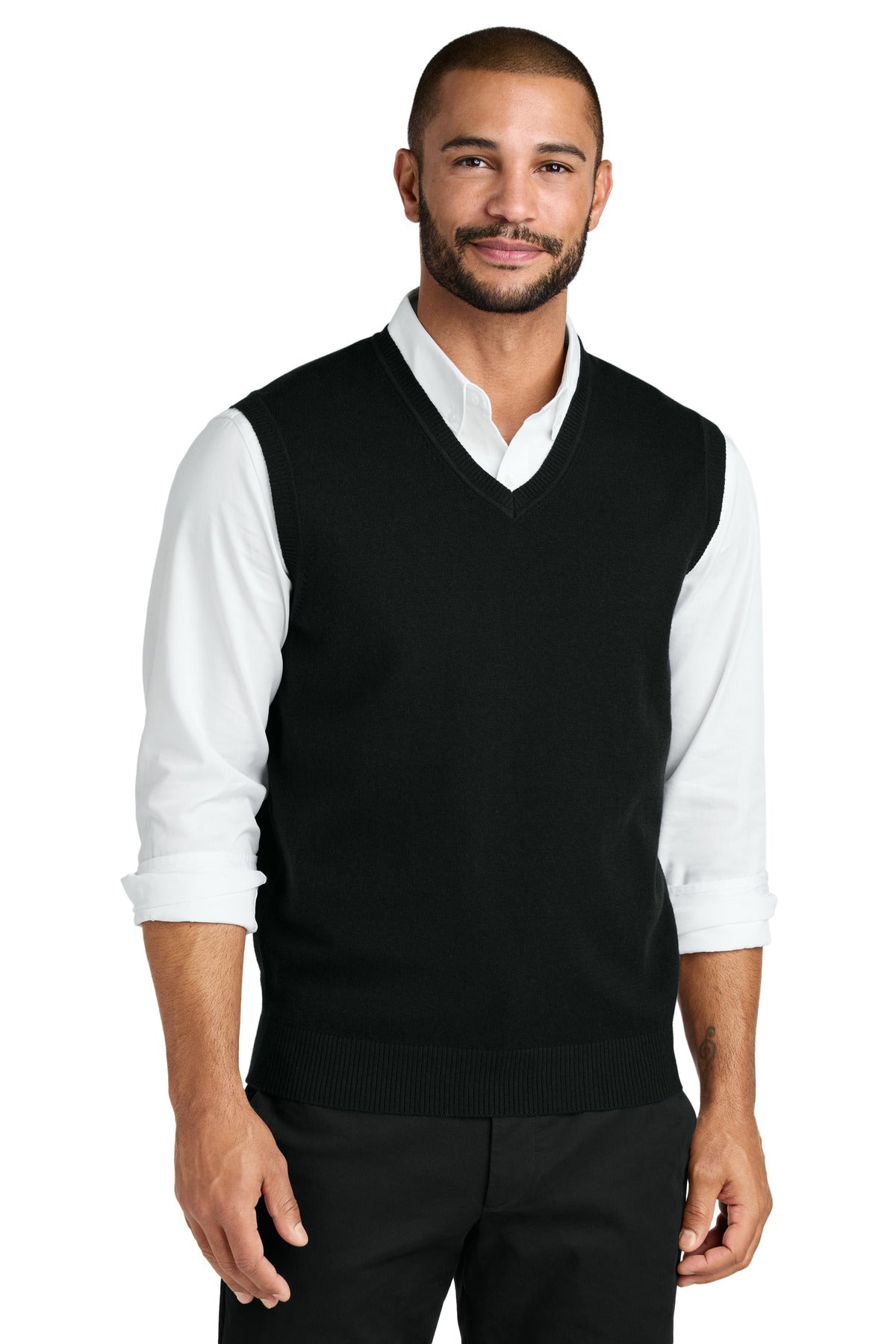 Port Authority Easy Care Sweater Vest SW2860 Mens Apparel Shirts & Tops