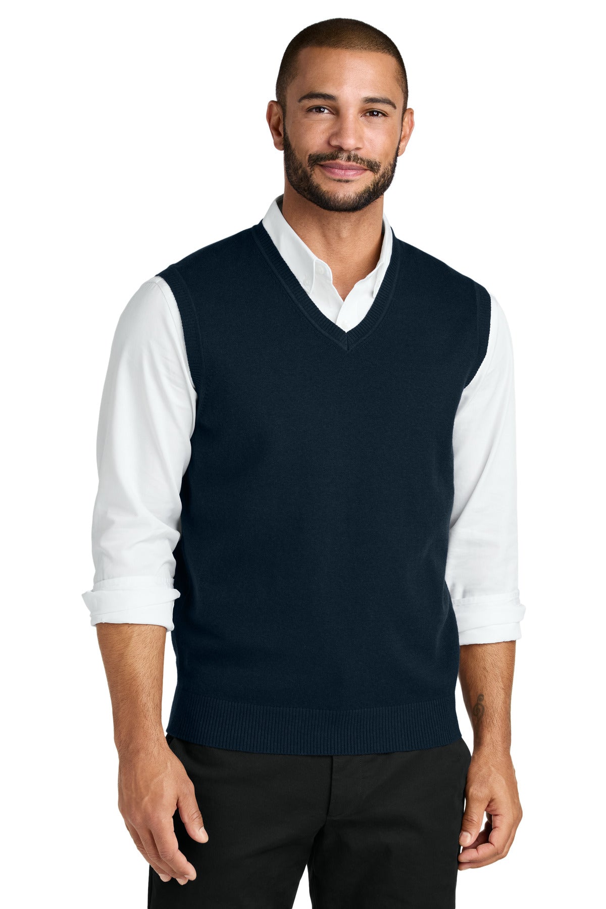 Port Authority Easy Care Sweater Vest SW2860 Mens Apparel Shirts & Tops