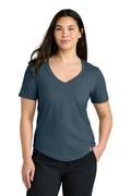 tentree Women's TreeBlend V-Neck T-Shirt TTCW5646 Womens Apparel Shirts & Tops