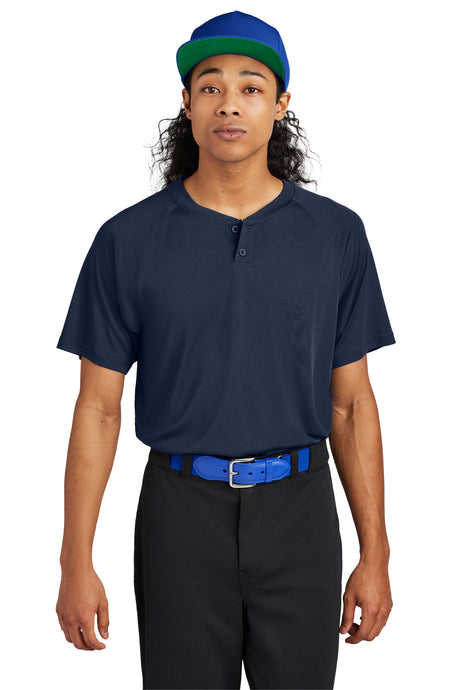 Sport-Tek PosiCharge Competitor 2-Button Henley ST359 Mens Apparel Activewear