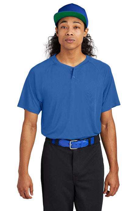 Sport-Tek PosiCharge Competitor 2-Button Henley ST359 Mens Apparel Activewear