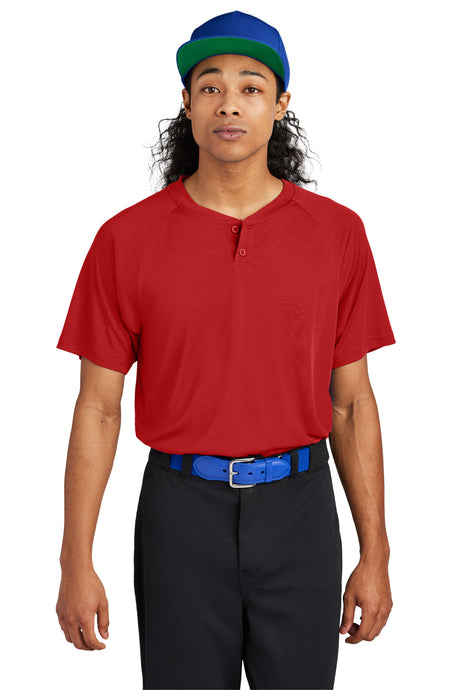 Sport-Tek PosiCharge Competitor 2-Button Henley ST359 Mens Apparel Activewear