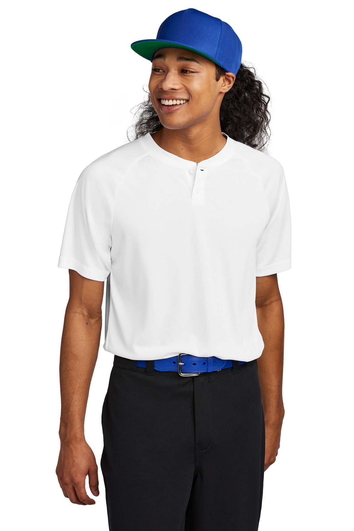 Sport-Tek PosiCharge Competitor 2-Button Henley ST359 Mens Apparel Activewear